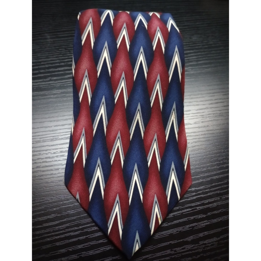 Vintage Martini Cocktail Collection Silk Necktie‎ Stonehenge USA Geometric...